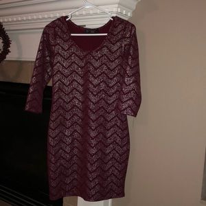 Elegant Maroon dress